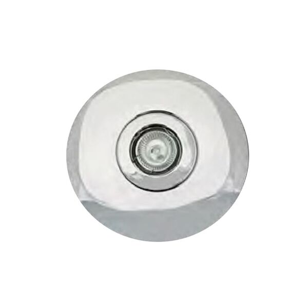 Cветильник встраиваемый неповоротный [MR16,max 50w GU5,3 D 80 H 25, основание D185, хром]