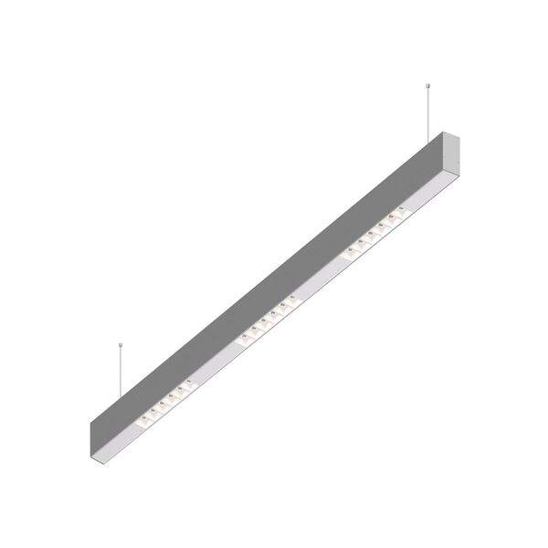 Donolux Led св-к подвесной, 18W, 1002х32мм, H71,5мм, 1245Lm, 48°, 3000К, IP20, корпус алюминий, белые модули, белый декор, блок питания AC/DC 24V в комплекте