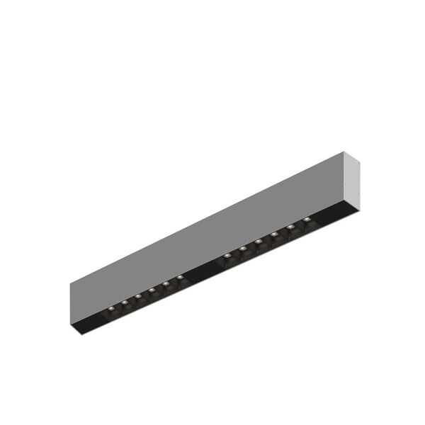 Donolux Led св-к накладной, 12W, 502х32мм, H71,5мм, 925Lm, 48°, 3000К, IP20, корпус алюминий, черные модули, черный декор, блок питания AC/DC 24V в комплекте