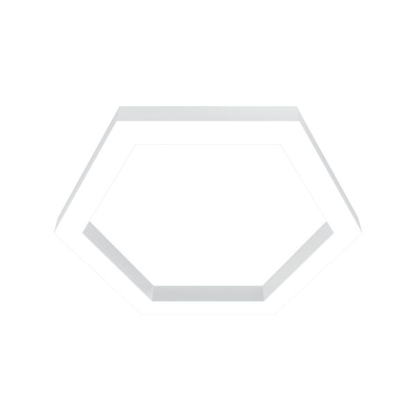 Donolux накладной светодиодный светильник, 114 Ватт, 7840Lm, 3000К, IP20, 965х1117мм, H73мм, RAL9003 (мат.белый)