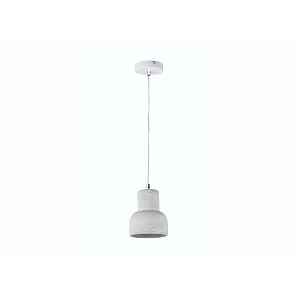 Donolux Modern подвес, [плафон бетон серого цвета, диам 13,5 см, выс 19 см, 1хE14 40W, арматура белого цвета]