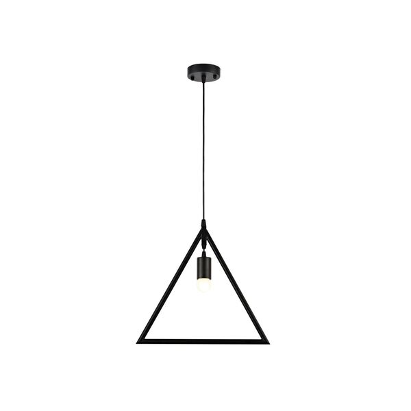Donolux Modern подвес, [декоративный элемент шир 34 см, выс 36 см, 1хЕ27 60W, цвет арматуры черный]