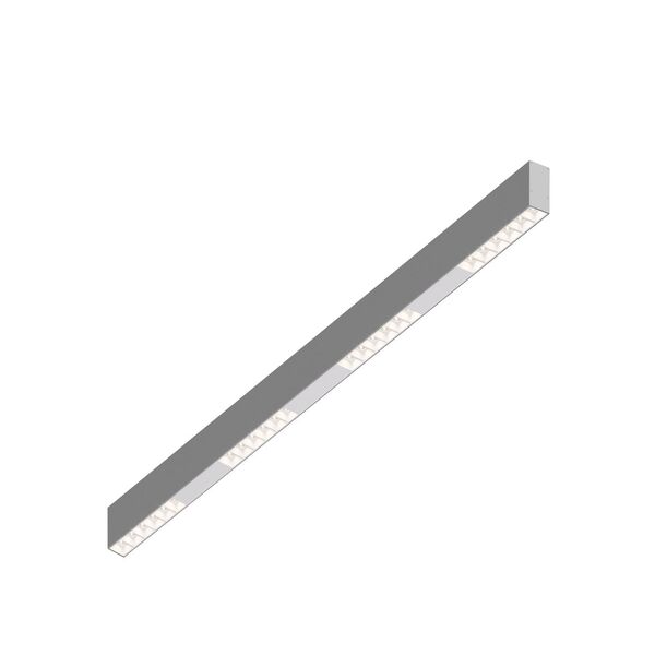 Donolux Led св-к накладной, 24W, 1002х32мм, H71,5мм, 1850Lm, 48°, 3000К, IP20, корпус алюминий, белые модули, белый декор, блок питания AC/DC 24V в комплекте