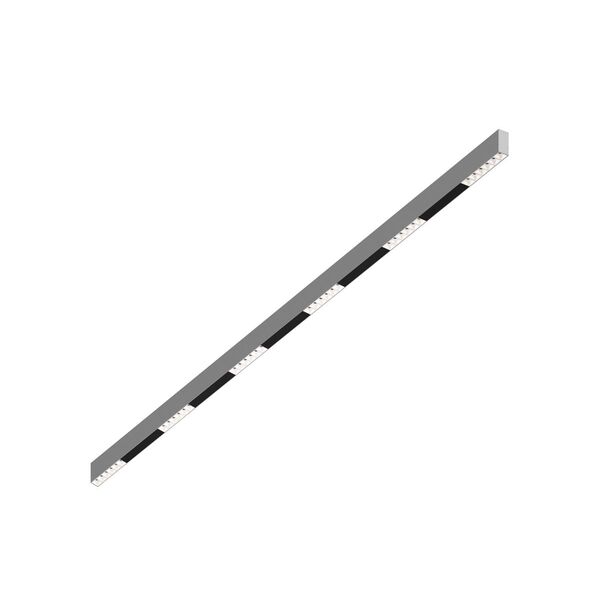 Donolux Led св-к накладной, 36W, 2002х32мм, H71,5мм, 2490Lm, 48°, 3000К, IP20, корпус алюминий, белые модули, черный декор, блок питания AC/DC 24V в комплекте