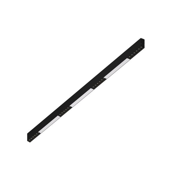 Donolux Led св-к накладной, 24W, 1502х32мм, H71,5мм, 1655Lm, 48°, 3000К, IP20, корпус черный, черные модули, белый декор, блок питания AC/DC 24V в комплекте
