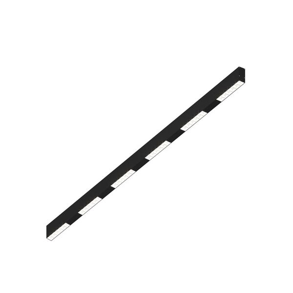 Donolux Led св-к накладной, 36W, 1502х32мм, H71,5мм, 2775Lm, 48°, 3000К, IP20, корпус черный, белые модули, черный декор, блок питания AC/DC 24V в комплекте