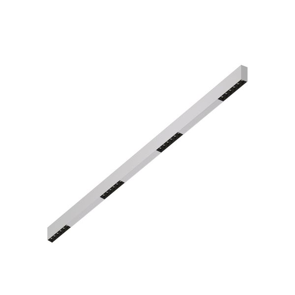 Donolux Led св-к накладной, 24W, 1502х32мм, H71,5мм, 1655Lm, 48°, 3000К, IP20, корпус белый, черные модули, белый декор, блок питания AC/DC 24V в комплекте