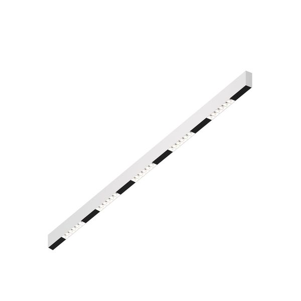 Donolux Led св-к накладной, 30W, 1502х32мм, H71,5мм, 2440Lm, 34°, 3000К, IP20, корпус белый, белые модули, черный декор, блок питания AC/DC 24V в комплекте