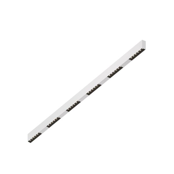 Donolux Led св-к накладной, 36W, 1502х32мм, H71,5мм, 2925Lm, 34°, 3000К, IP20, корпус белый, черные модули, белый декор, блок питания AC/DC 24V в комплекте