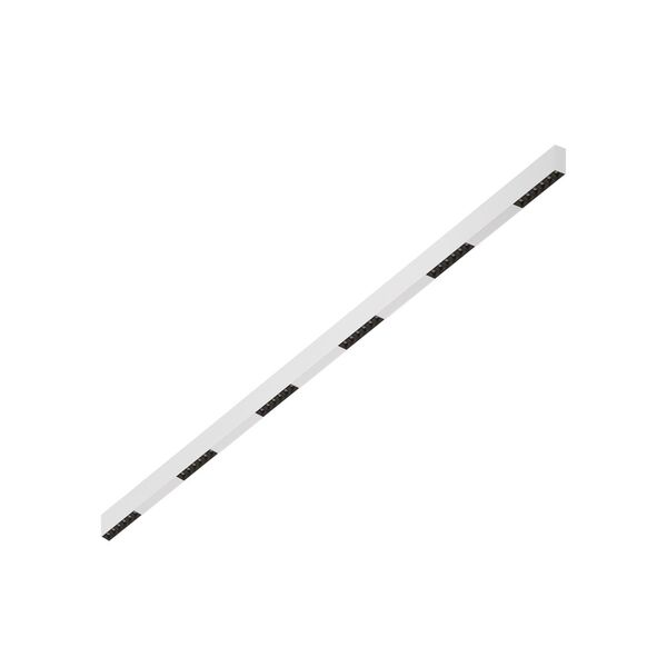 Donolux Led св-к накладной, 36W, 2002х32мм, H71,5мм, 2620Lm, 34°, 3000К, IP20, корпус белый, черные модули, белый декор, блок питания AC/DC 24V в комплекте