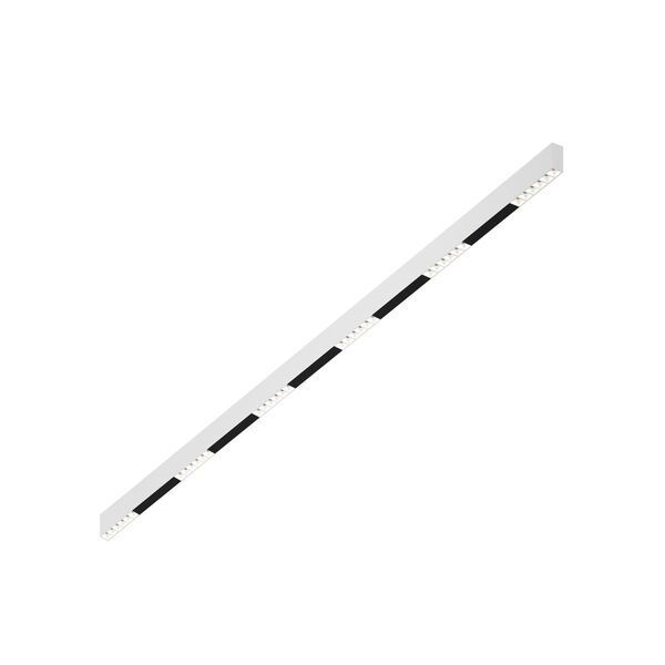 Donolux Led св-к накладной, 36W, 2002х32мм, H71,5мм, 2620Lm, 34°, 3000К, IP20, корпус белый, белые модули, черный декор, блок питания AC/DC 24V в комплекте