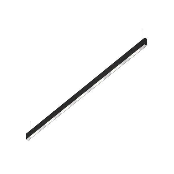 Donolux Led св-к подвесной, 42W, 2002х32мм, H71,5мм, 3240Lm, 48°, 3000К, IP20, корпус черный, белые модули, белый декор, блок питания AC/DC 24V в комплекте