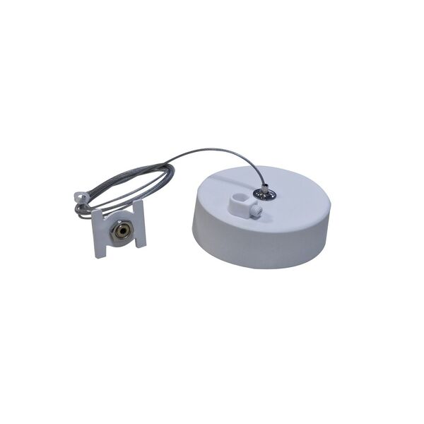 Donolux Комплект подвесной для магнитного шинопровода с отверстием для провода. Цвет белый, D80 мм, L1500мм