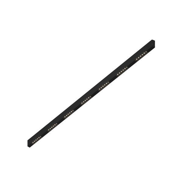 Donolux Led св-к накладной, 42W, 2002х32мм, H71,5мм, 3240Lm, 48°, 3000К, IP20, корпус черный, черные модули, черный декор, блок питания AC/DC 24V в комплекте