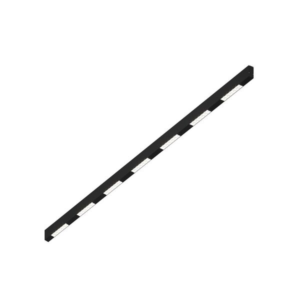Donolux Led св-к накладной, 42W, 2002х32мм, H71,5мм, 3240Lm, 48°, 3000К, IP20, корпус черный, белые модули, черный декор, блок питания AC/DC 24V в комплекте
