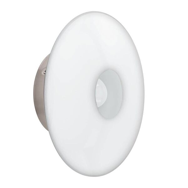 бра MILEA 1, [1x4,5W (LED), ?220, сталь, хром/опаловое стекло, белый]