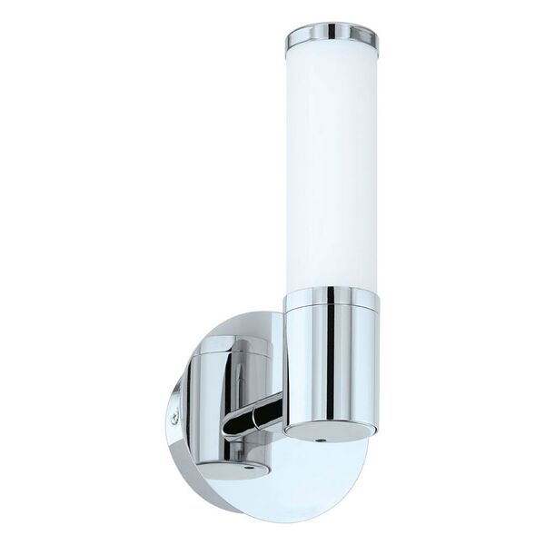 Светодиодное бра PALMERA 1 [1х4,5W (LED), H270, IP44, cталь, хром/опаловое стекло]
