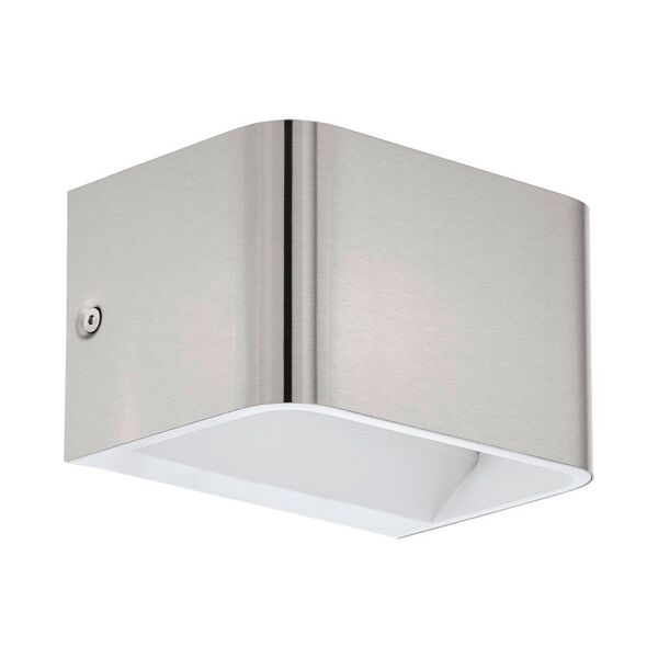 бра SANIA 4, [6W(LED), 600lm, L130, H80, А90, алюминий, никель матовый]