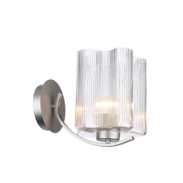 Бра ST Luce Onde [Серебристый/Прозрачный E27 1*60W]