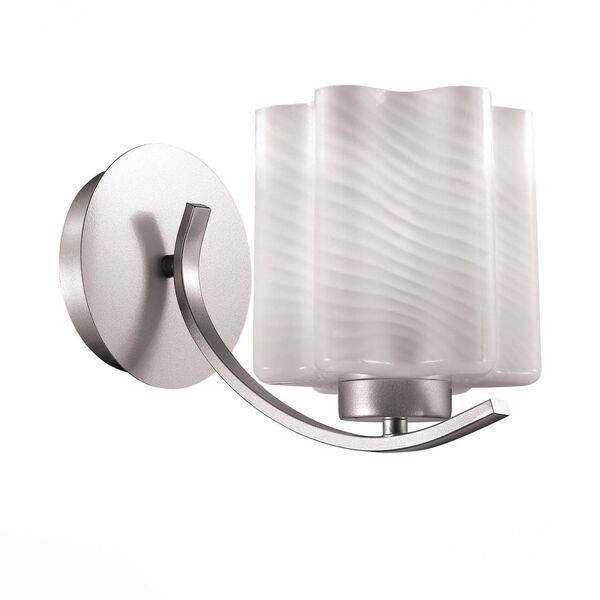 Бра ST Luce Onde [Серебристый/Белый с полосками E27 1*60W]