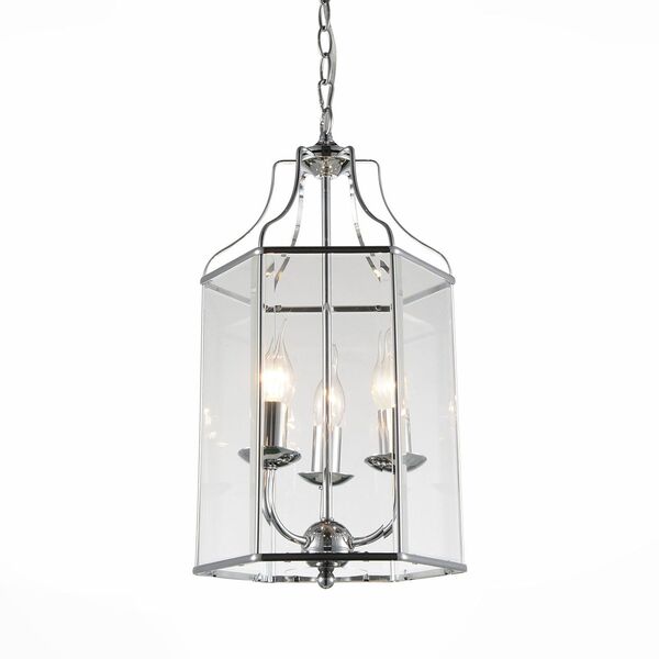 Люстра подвесная ST-Luce Terso[Хром/Прозрачный E14 3*40W]
