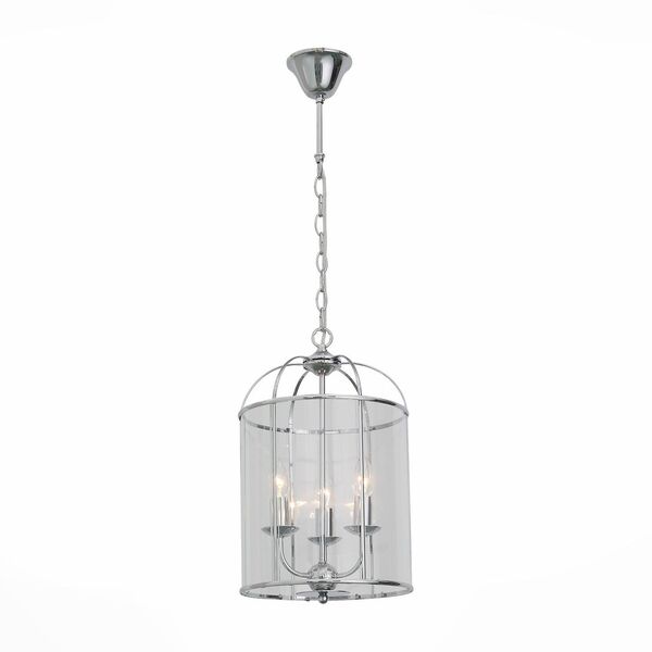 Люстра подвесная ST-Luce Ivanhо [Хром/Прозрачный E14 3*40W]