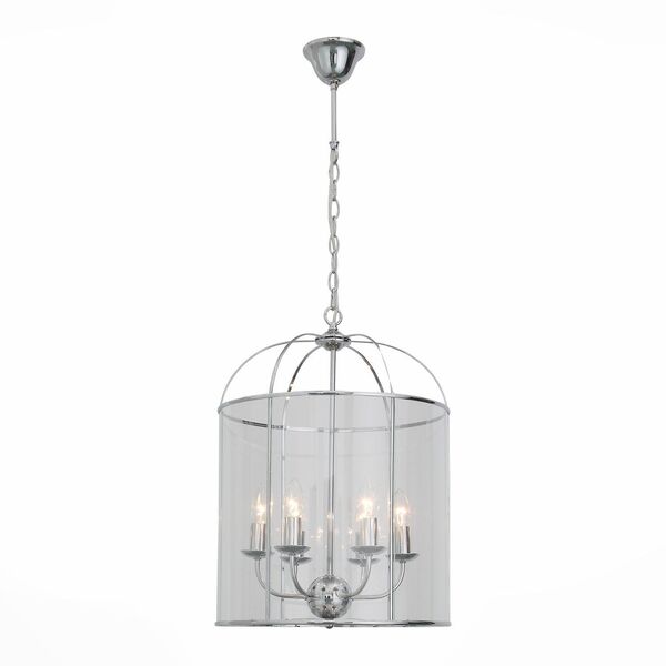 Люстра подвесная ST-Luce Ivanhо [Хром/Прозрачный E14 6*40W]