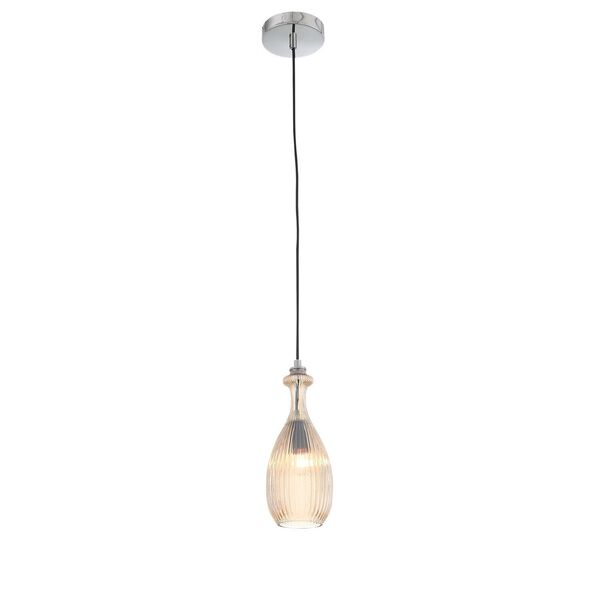 Подвесной светильник ST Luce Rievo [Хром/Янтарный E27 1*60W]