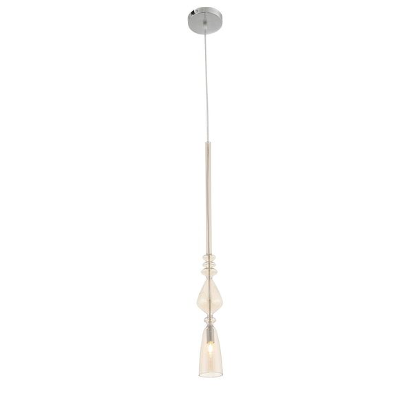 Подвесной светильник ST Luce Brichere [Хром/Янтарный G9 1*40W]
