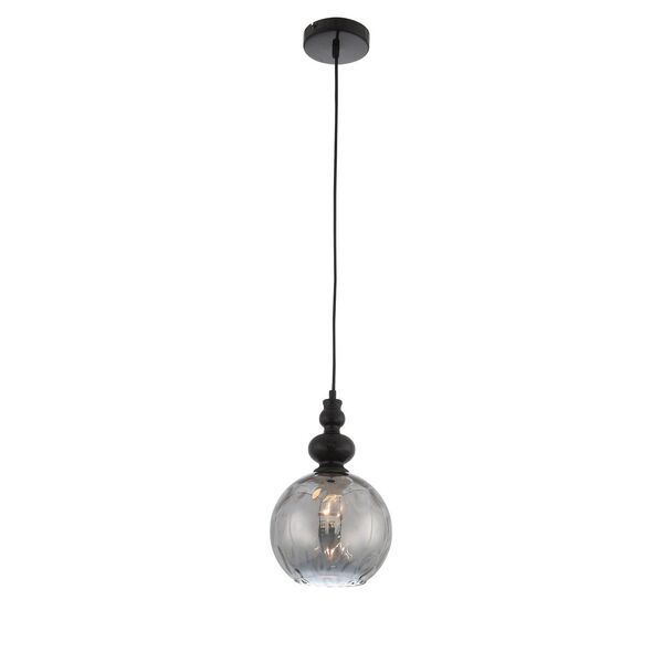 Подвесной светильник ST Luce Bacineto [Черный/Дымчатый E27 1*40W]
