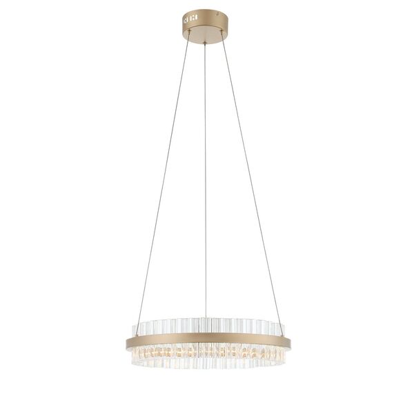Светильник подвесной ST-Luce Cherio [Золото/Золото, Прозрачный LED 1*34W]