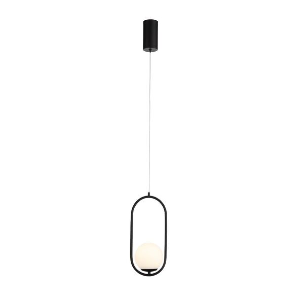 Подвесной светодиодный светильник ST Luce Donolo [Черный/Белый LED 1*8W]