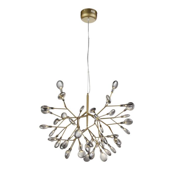 Люстра подвесная ST-Luce Riccardo [Золото/Дымчатый G4 45*1,5W]