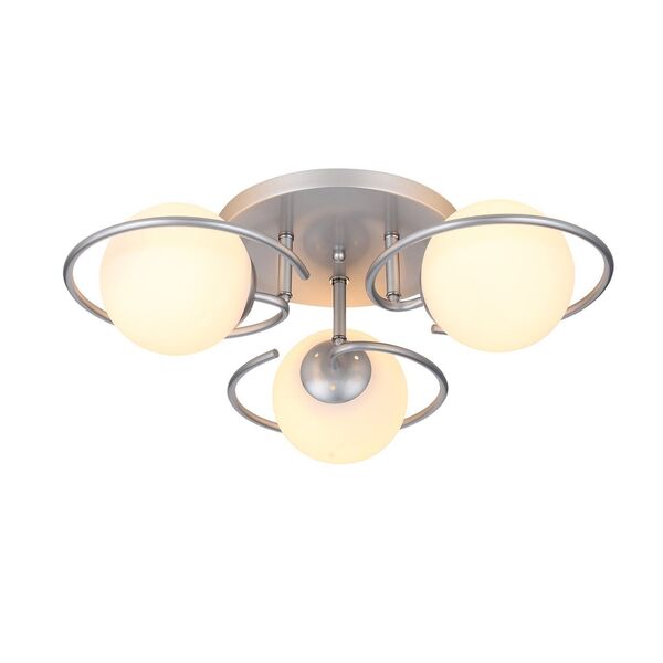 Люстра потолочная ST-Luce Galio [Серебристый/Белый E27 3*60W]