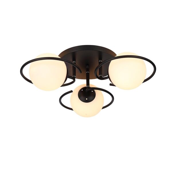 Люстра потолочная ST-Luce Galio [Черный/Белый E27 3*60W]