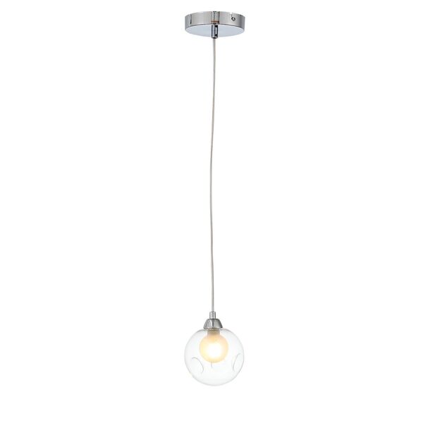 Подвес ST-Luce DUALITA [Хром/Прозрачный, Белый G9 1*3W]