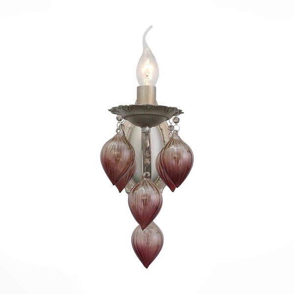 Бра ST Luce Frutti [Серебристое золото/Коньяк E14 1*40W]