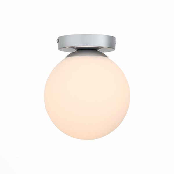 Светильник настенно-потолочный ST-Luce[ Серебристый/Белый E27 1*40W]