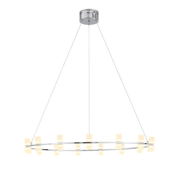 Люстра подвесная ST-Luce Cilindro [Хром/Белый LED 15*4W]