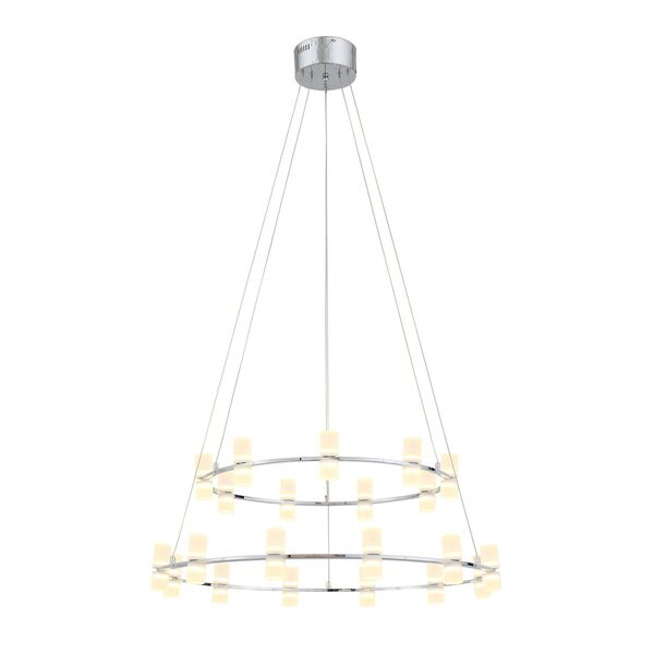 Люстра подвесная ST-Luce Cilindro [Хром/Белый LED 21*4W]