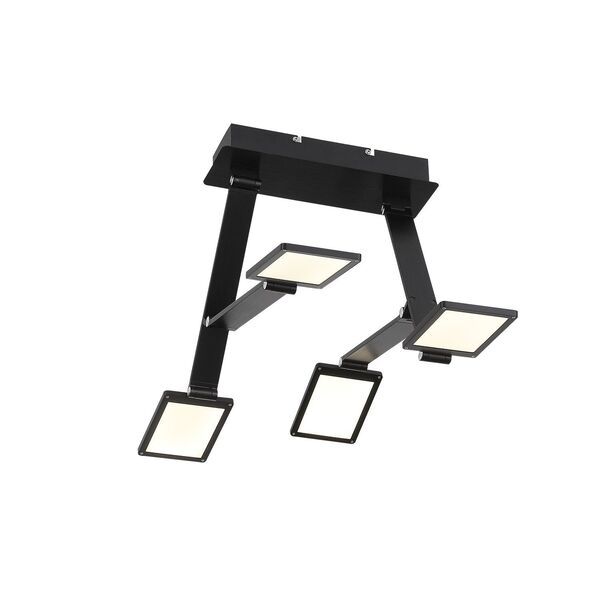 Светильник потолочный ST-Luce Teocoli [Черный анодированный/Белый LED 4*8W]