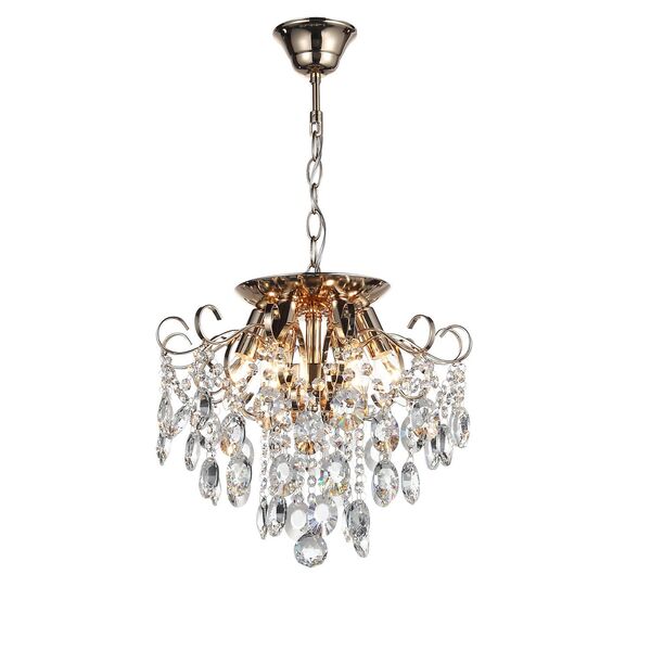 Люстра потолочная ST-Luce Orecchini [Золото/Прозрачный E14 6*40W]