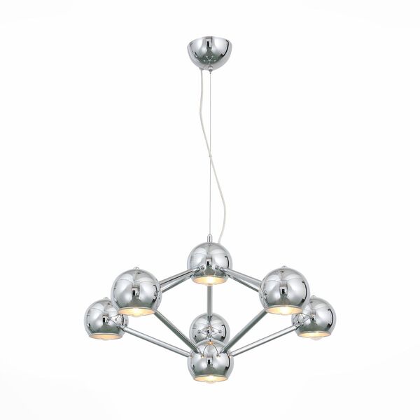Люстра подвесная ST-Luce Rottura [Хром/Хром, Серебристый E14 7*40W]