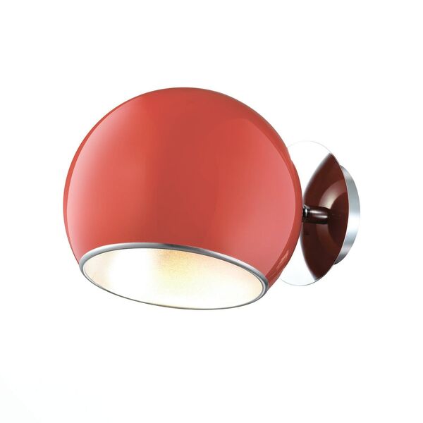 Бра ST Luce Lucido [Хром/Красный, Серебристый E27 1*60W]