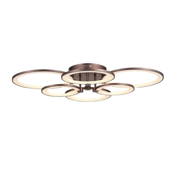 Люстра потолочная ST-Luce Анодированный Twiddle [кофейный/Белый LED 6*11W]