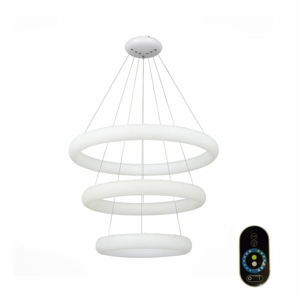 Светильник подвесной ST-Luce ALBO [Хром/Белый LED 1*80W]