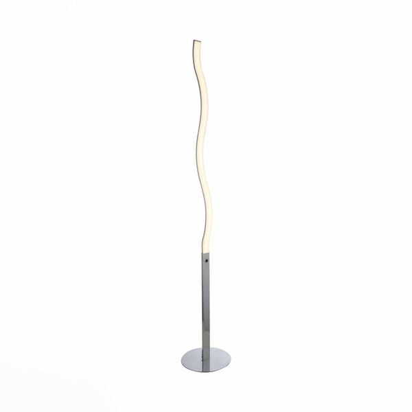 Торшер ST-Luce PRESA [Хром/Белый, Хром LED 1*22,8W]