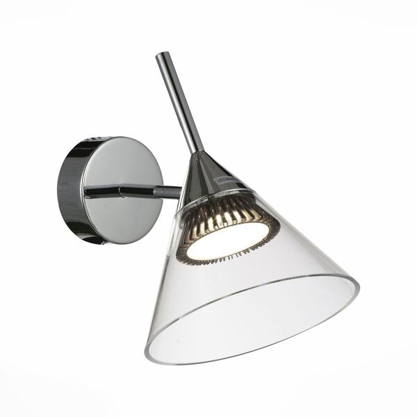 Бра ST-Luce Cono [Хром/Прозрачный LED 1*7W]