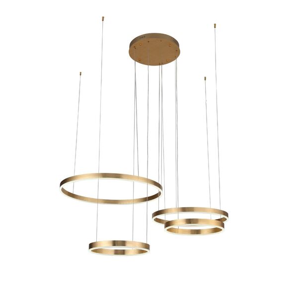 Люстра подвесная ST-Luce CATENA [Анодированный золотой/Белый LED 4*18,25W]