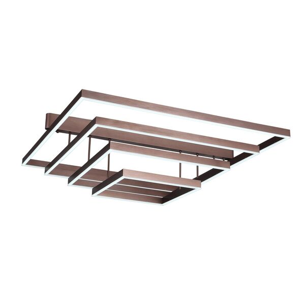 Люстра потолочная ST-Luce Piazza [Анодированный кофейный/Белый LED 4*25,5W]